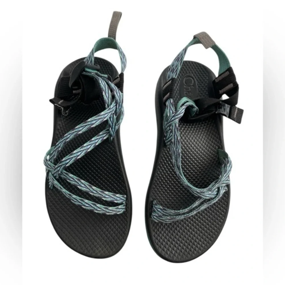 Chaco Kids Sandals - Black and Teal